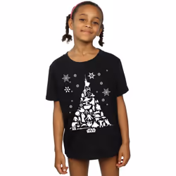 Star Wars - T-shirt - Fille (Noir)