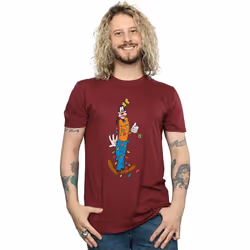 Disney - T-shirt - Homme (Bordeaux)