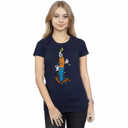 Disney - T-shirt - Femme (Bleu marine)