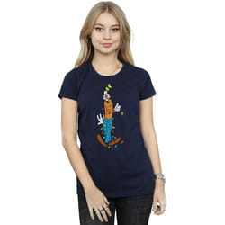 Disney - T-shirt - Femme (Bleu marine)