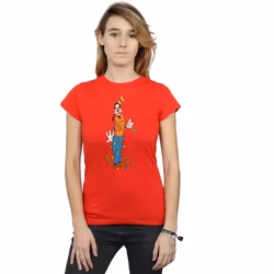 Disney - T-shirt - Femme (Rouge)