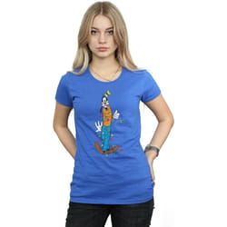 Disney - T-shirt - Femme (Bleu roi)