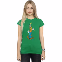 Disney - T-shirt - Femme (Vert vif)
