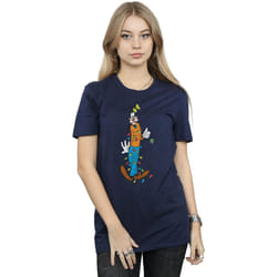 Disney - T-shirt - Femme (Bleu marine)