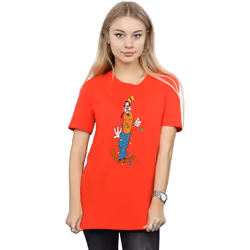 Disney - T-shirt - Femme (Rouge)