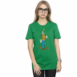 Disney - T-shirt - Femme (Vert vif)