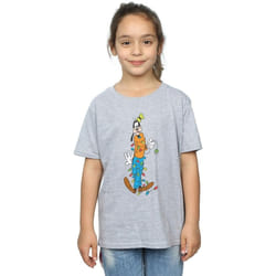 Disney - T-shirt - Fille (Gris chiné)