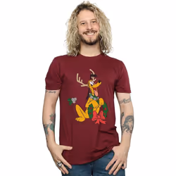 Disney - T-shirt - Homme (Bordeaux)