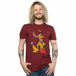 Disney - T-shirt - Homme (Bordeaux)