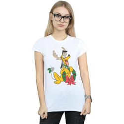 Disney - T-shirt - Femme (Blanc)