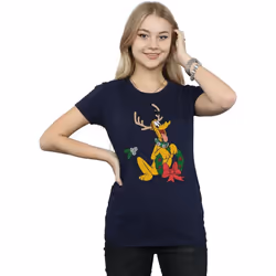Disney - T-shirt - Femme (Bleu marine)