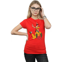 Disney - T-shirt - Femme (Rouge)