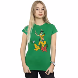 Disney - T-shirt - Femme (Vert vif)