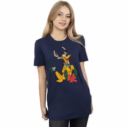 Disney - T-shirt - Femme (Bleu marine)
