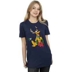 Disney - T-shirt - Femme (Bleu marine)