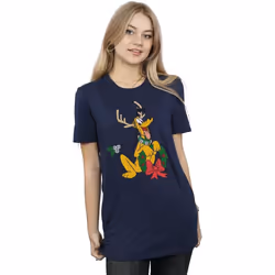 Disney - T-shirt - Femme (Bleu marine)