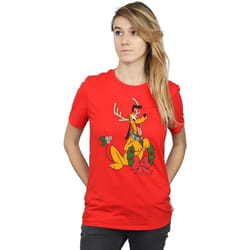 Disney - T-shirt - Femme (Rouge)