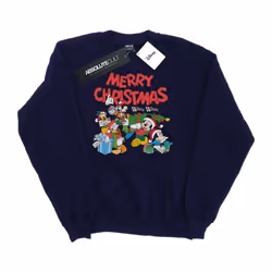 Disney - Sweat MICKEY MOUSE AND FRIENDSWINTER WISHES - Homme (Bleu marine)