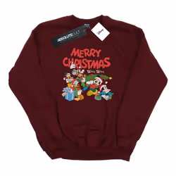 Disney - Sweat MICKEY MOUSE AND FRIENDSWINTER WISHES - Homme (Bordeaux)