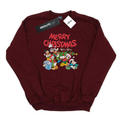 Disney - Sweat MICKEY MOUSE AND FRIENDSWINTER WISHES - Homme (Bordeaux)