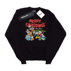 Disney - Sweat MICKEY MOUSE AND FRIENDSWINTER WISHES - Femme (Noir)