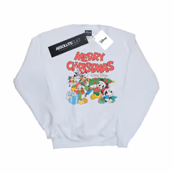 Disney - Sweat MICKEY MOUSE AND FRIENDSWINTER WISHES - Femme (Blanc)
