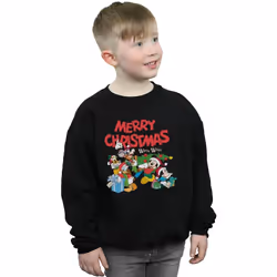 Disney - Sweat MICKEY MOUSE AND FRIENDSWINTER WISHES - Garçon (Noir)