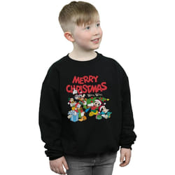 Disney - Sweat MICKEY MOUSE AND FRIENDSWINTER WISHES - Garçon (Noir)