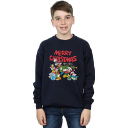 Disney - Sweat MICKEY MOUSE AND FRIENDSWINTER WISHES - Garçon (Bleu marine)