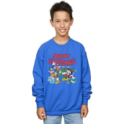 Disney - Sweat MICKEY MOUSE AND FRIENDSWINTER WISHES - Garçon (Bleu roi)
