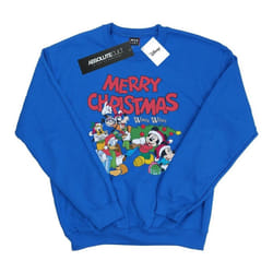 Disney - Sweat MICKEY MOUSE AND FRIENDSWINTER WISHES - Fille (Bleu roi)