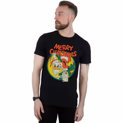 Disney - T-shirt MERRY CHRISTMAS - Homme (Noir)