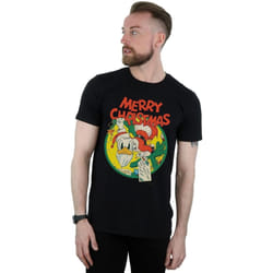 Disney - T-shirt MERRY CHRISTMAS - Homme (Noir)