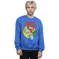 Disney - Sweat MERRY CHRISTMAS - Homme (Bleu roi)