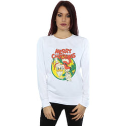 Disney - Sweat MERRY CHRISTMAS - Femme (Blanc)