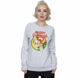 Disney - Sweat MERRY CHRISTMAS - Femme (Gris chiné)