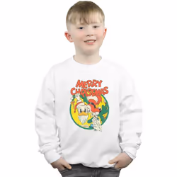 Disney - Sweat MERRY CHRISTMAS - Garçon (Blanc)