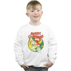 Disney - Sweat MERRY CHRISTMAS - Garçon (Blanc)