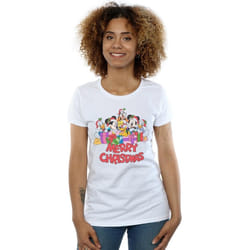 Disney - T-shirt MICKEY MOUSE AND FRIENDS - Femme (Blanc)