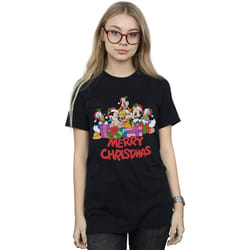 Disney - T-shirt MICKEY MOUSE AND FRIENDS - Femme (Noir)