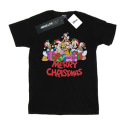 Disney - T-shirt MICKEY MOUSE AND FRIENDS - Garçon (Noir)