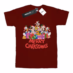 Disney - T-shirt MICKEY MOUSE AND FRIENDS - Garçon (Bordeaux)