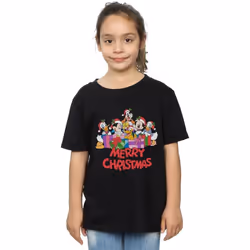 Disney - T-shirt MICKEY MOUSE AND FRIENDS - Fille (Noir)