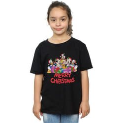 Disney - T-shirt MICKEY MOUSE AND FRIENDS - Fille (Noir)