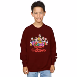 Disney - Sweat MICKEY MOUSE AND FRIENDS - Garçon (Bordeaux)