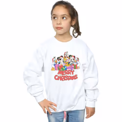Disney - Sweat MICKEY MOUSE AND FRIENDS - Fille (Blanc)