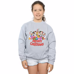 Disney - Sweat MICKEY MOUSE AND FRIENDS - Fille (Gris chiné)