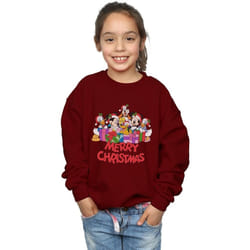 Disney - Sweat MICKEY MOUSE AND FRIENDS - Fille (Bordeaux)