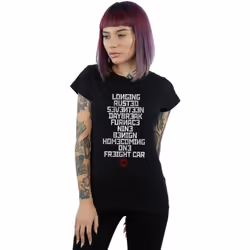 Marvel - T-shirt TRIGGER WORDS - Femme (Noir)