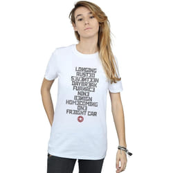 Marvel - T-shirt TRIGGER WORDS - Femme (Blanc)